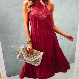 Tiered maxi dress